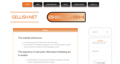 Desktop Screenshot of gellish.net