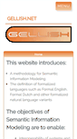 Mobile Screenshot of gellish.net